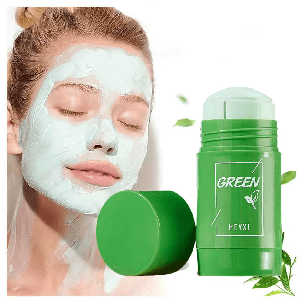 MUDD™ Green Tea Clay Stick — applied to skin
